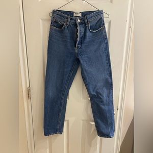 AGOLDE Riley High Rise Straight